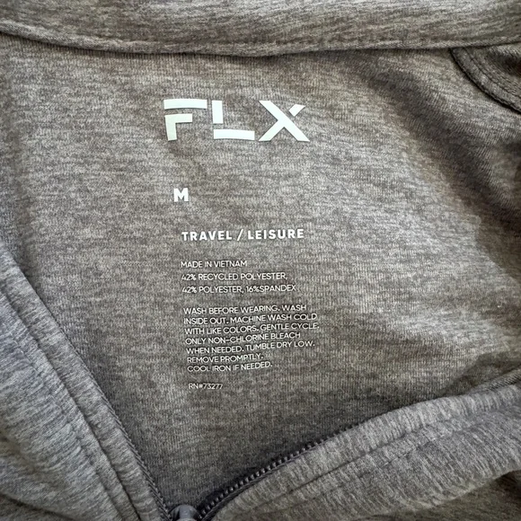 FLX Women's Gray Quarter-Zip Sweatshirt - Picture 4 of 8